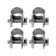 VOREL Tömlőbilincs W1 MINI, 12–14 mm, 9 mm széles, horganyzott, 4 db (73782)