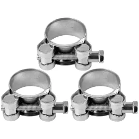   VOREL Csőbilincs GBS, 27–29 mm, 18 mm széles, horganyzott, 3 db (73791)
