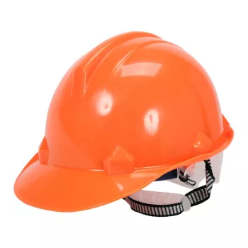 VOREL Munkavédelmi sisak narancssárga HDPE (VO-74171)