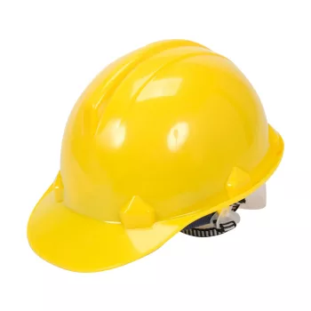 VOREL Munkavédelmi sisak sárga HDPE (VO-74172)