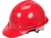 VOREL Munkavédelmi sisak piros HDPE (VO-74174)