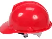 VOREL Munkavédelmi sisak piros HDPE (VO-74174)