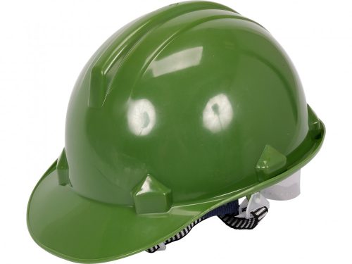 VOREL Munkavédelmi sisak zöld HDPE (VO-74176)