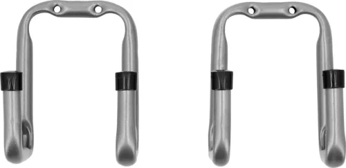 VOREL Garázs tárolókampó készlet falra, 12 részes, acél, 13–40 kg teherbírással (74690)