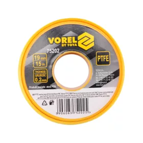 VOREL Teflonszalag 19mm x 0,02 mm x 15 m (75202)