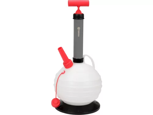VOREL Kézi olajleszívó pumpa 6 l, HDPE tartállyal és 4 flexibilis csővel (78032)