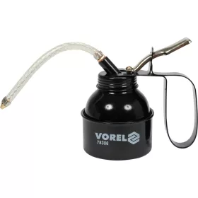   VOREL Kézi olajozó rugalmas tömlővel, 200 ml, 157 mm (78306)
