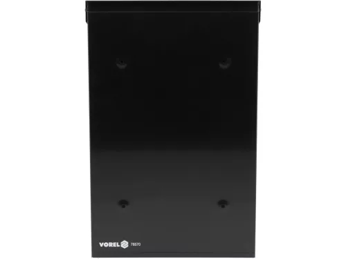 VOREL Postaláda 400X250X100mm fekete (78570)