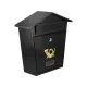 VOREL Postaláda fekete 380x320x105mm (78580)