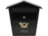 VOREL Postaláda fekete 380x320x105mm (78580)