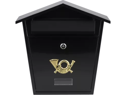 VOREL Postaláda fekete 380x320x105mm (78580)