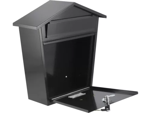 VOREL Postaláda fekete 380x320x105mm (78580)