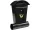 VOREL Postaláda fekete 480x280x80mm (78590)