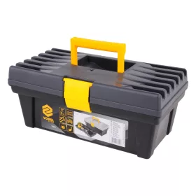   VOREL Szerszámosláda PVC műanyagból, 12”, 312 × 167 × 130 mm, kivehető tálcával (78801)