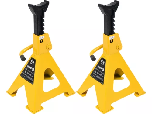 VOREL Autó alátámasztó bak pár racsnis magasságállítással, 6 t, 2 db (80309)