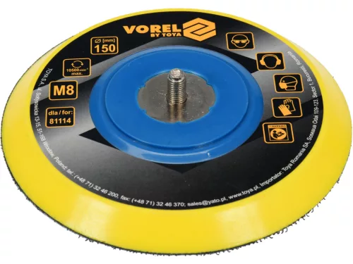 VOREL Lap pneumatikus excenter csiszolóhoz 150mm (81115)