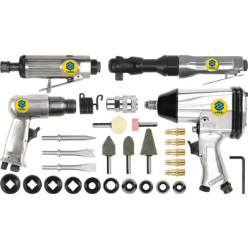 VOREL Pneumatikus szerszám készlet 33 darabos (81142)