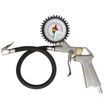   VOREL Kerékfúvató pisztoly nyomásmérővel 0-12 bar (81650)