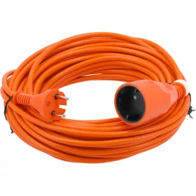   VOREL Hálózati hosszabbító 20 méter, 1 aljzat, H05VV-F 2 × 1,5 mm², 1380 W, IP20 (82673)