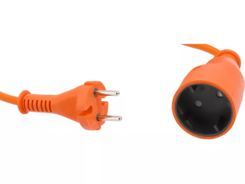 VOREL Hálózati hosszabbító 20 méter, 1 aljzat, H05VV-F 2 × 1,5 mm², 1380 W, IP20 (82673)