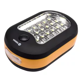   VOREL LED szerelőlámpa, mágneses, akasztóval, 24+3 LED, 3 × AAA elemes (82731)