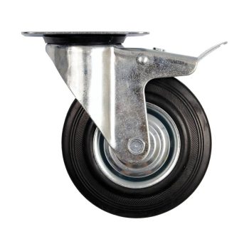 VOREL Ipari kerék forgós fékkel 100mm 60kg (87322)