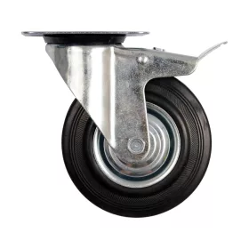 VOREL Ipari kerék forgós fékkel 200mm 150kg (87327)