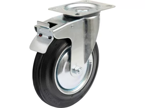 VOREL Ipari kerék forgós fékkel 200mm 150kg (87327)