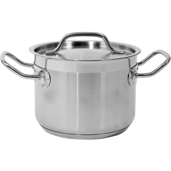 YATO Fazék fedővel 2,4 liter 160x120 mm Inox (YG-00001)