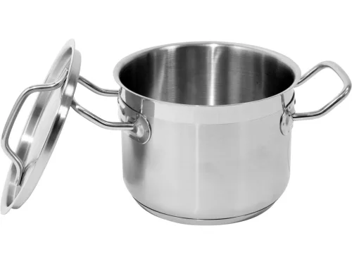 YATO Fazék fedővel 2,4 liter 160x120 mm Inox (YG-00001)