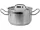 YATO Lábas fedővel 1,9 liter 160x95 mm Inox (YG-00021)
