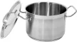 YATO Lábas fedővel 4,4 liter 200x140 mm Inox (YG-00022)