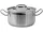 YATO Lábas fedővel 3,3 liter 200x105 mm Inox (YG-00040)