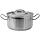 YATO Lábas fedővel 3,3 liter 200x105 mm Inox (YG-00040)