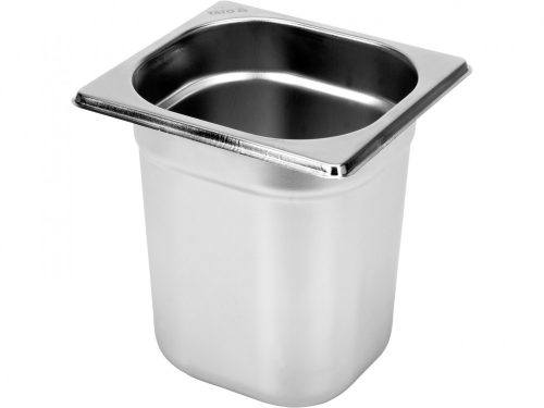 YATO Rozsdamentes acél gasztronómiai tartály GN 1/6 200 mm (YG-00293)