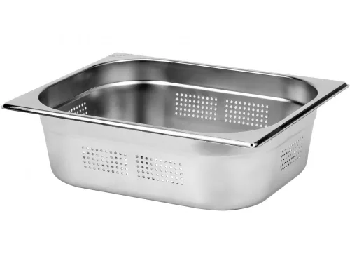 YATO rozsdamentes acél GN edény 1/2-es méretben, 325 x 265 mm (YG-00356)