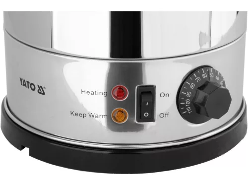YATO Dupla falú elektromos vízforraló csappal, 19,1 l, 2500–3000 W, 30–110 °C (YG-04293)