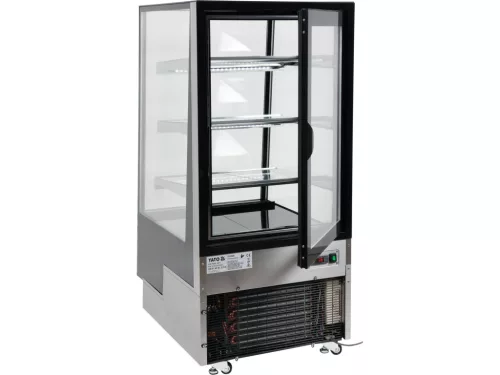 YATO Üveges hűtőszekrény 300L FEKETE (YG-05040)