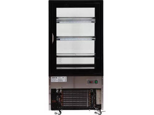YATO Üveges hűtőszekrény 300L FEKETE (YG-05040)