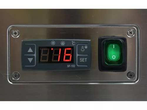 YATO Üveges hűtőszekrény 300L FEKETE (YG-05040)