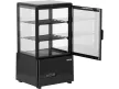 YATO  Nagykonyhai ipari  ÁLLÍTHATÓ VITRINES HŰTŐ, 59 Liter 46x41x82 cm, fekete (YG-05050)