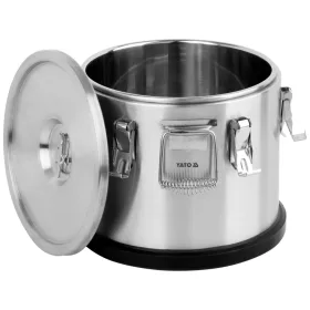   YATO Catering ételszállító termosz rozsdamentes acél tartállyal, 15 l, 355 × 300 mm (YG-09201)