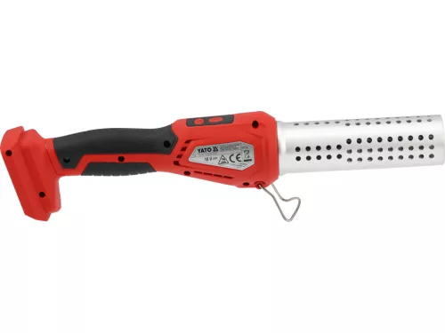 YATO Akkus grillgyújtó 18 V, 600 °C, vegyszermentes begyújtáshoz, géptest (YG-20106)