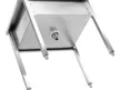 YATO Rozsdamentes ipari mosogatóasztal (egymedencés állvány, 60x70 cm) (YG-30923)
