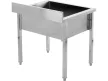 YATO Rozsdamentes ipari mosogatóasztal (egymedencés állvány, 100x70 cm) (YG-30925)