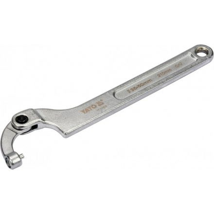 YATO Körmös kulcs állítható 35-50 mm csapos CrV (YT-01676)