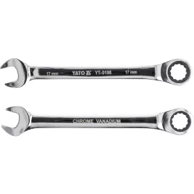 YATO Csillag-villás kulcs racsnis 17 mm 72T CrV (YT-0198)