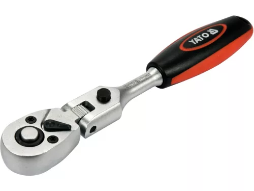 YATO Hajtószár racsnis 1/4" csuklós egyenes 72T (YT-0325)