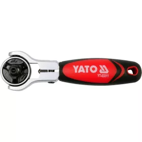  YATO Hajtószár racsnis 1/4" 72T, bit és dugókulcshoz  (YT-03311)