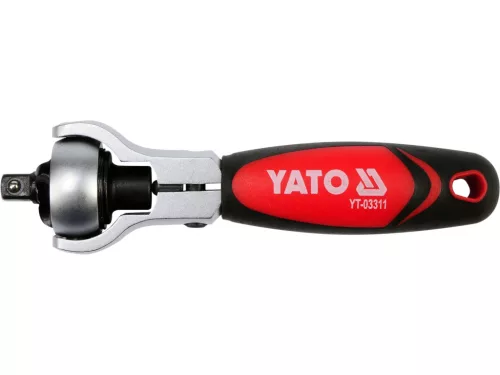 YATO Hajtószár racsnis 1/4" 72T, bit és dugókulcshoz  (YT-03311)